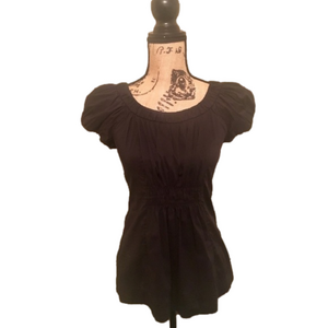 - BCBGMAXAZRIA XS black blouse